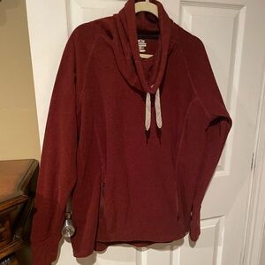 Chic Maroon Cowl Neck Sweater